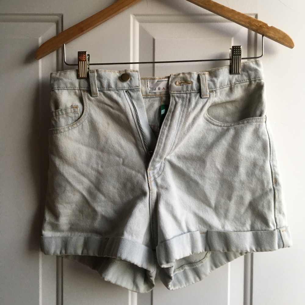 American apparel denim shorts